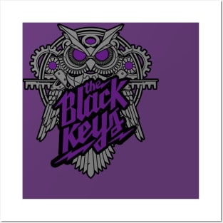 The Black Keys Funky Owl (Purple Accents) Posters and Art